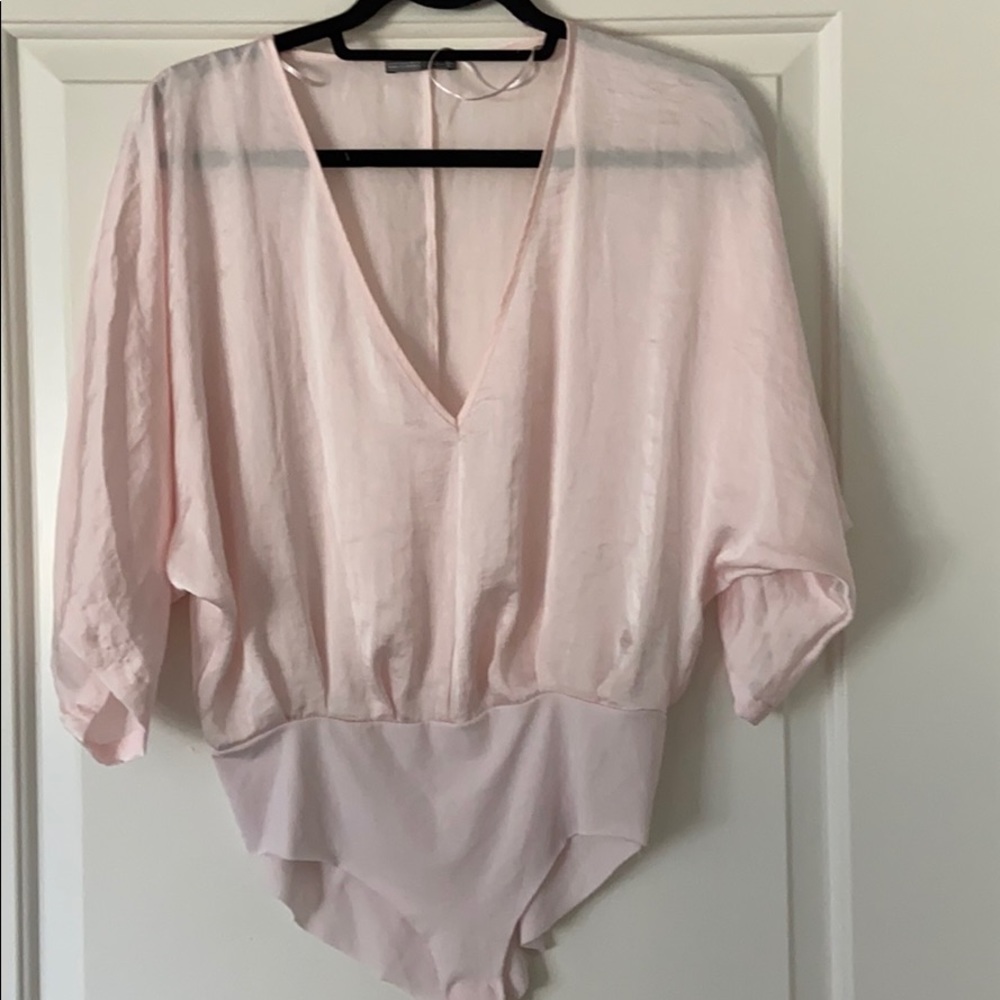 Zara light pink body suit